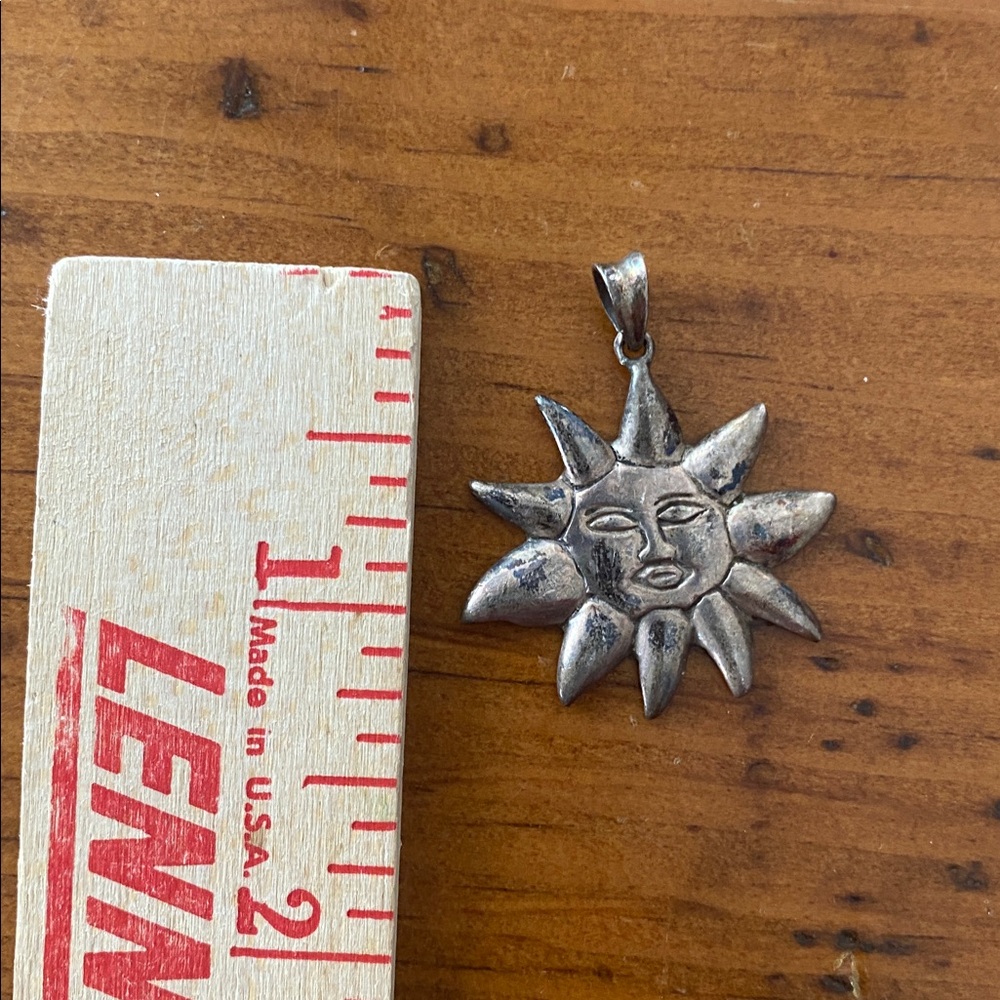 Silver 925 sun charm sunshine sterling silver - Picture 7 of 9